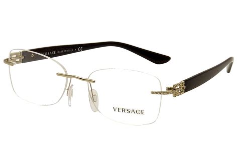 replica versace frames|versace rimless eyeglasses.